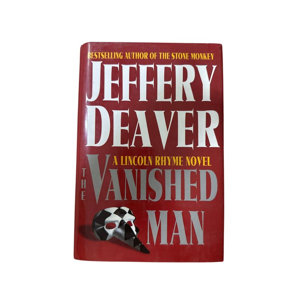 The Vanished Man by Jeffery Deaver A Lincoln Rhyme Novel Hardcover Book